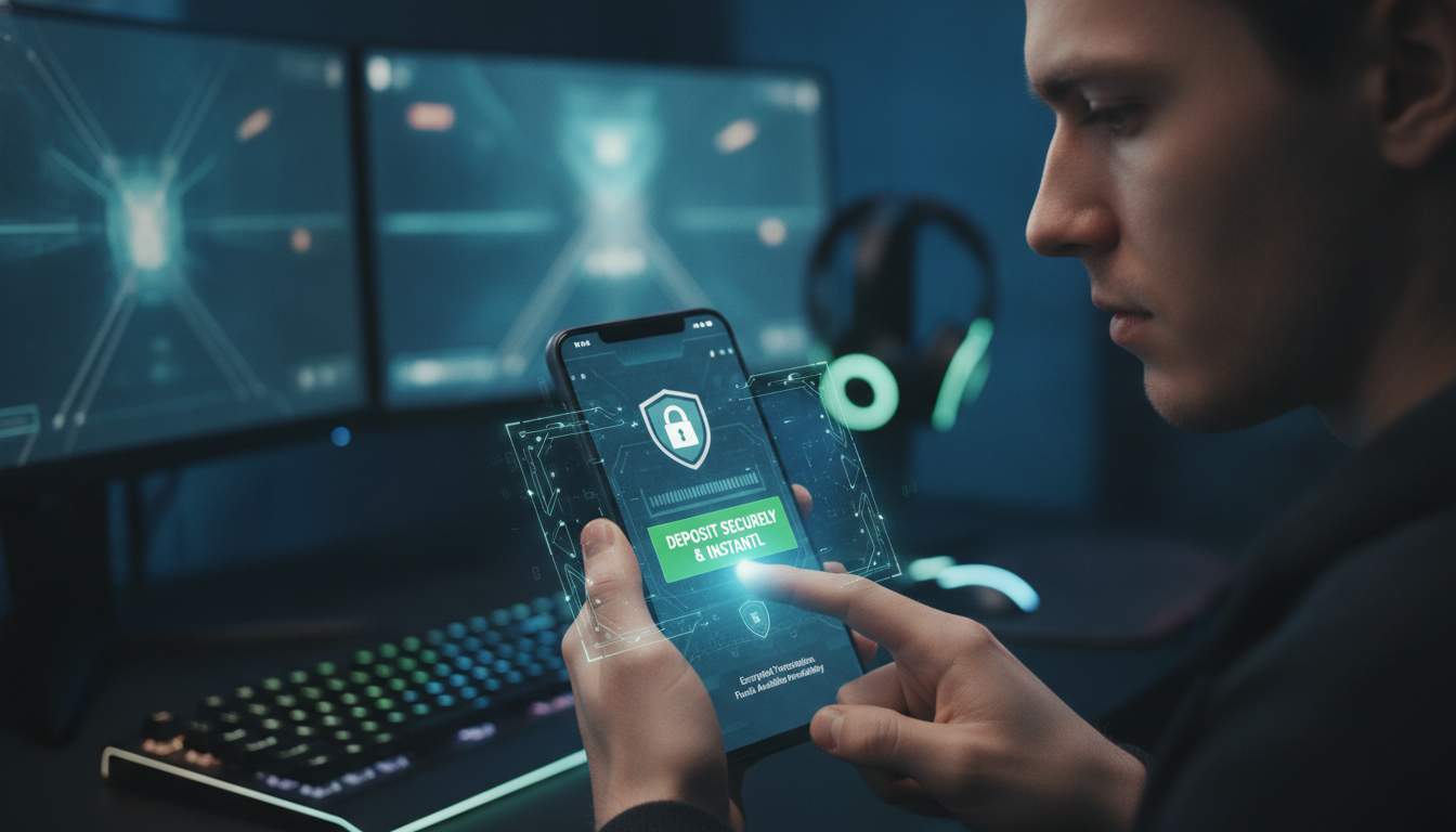Depositar Fondos Realizando un depósito en el casino